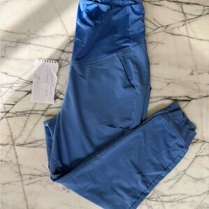 Large Mandala maternity scrub joggers